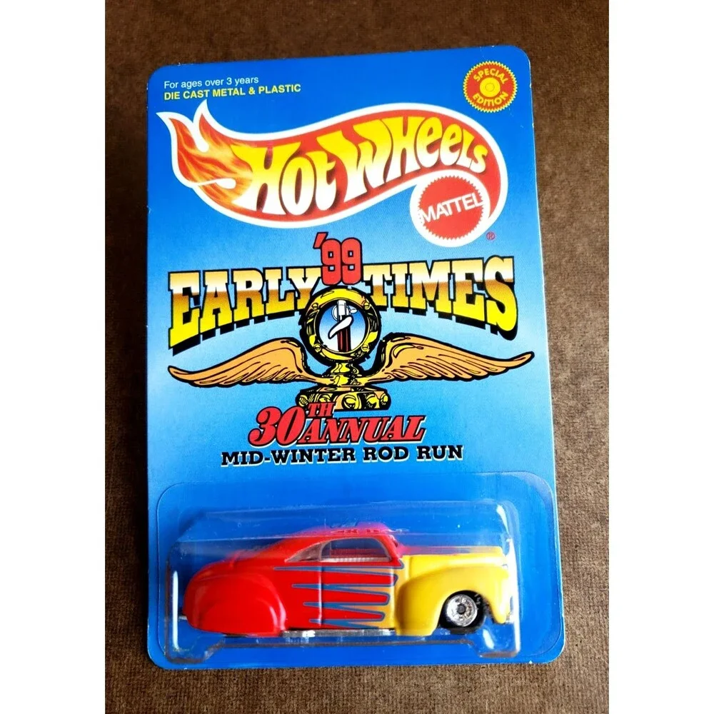 1999 Hot Wheels TAIL DRAGGER Red '99 EARLY TIMES 30Th. Annual Mid Winter Rod Run